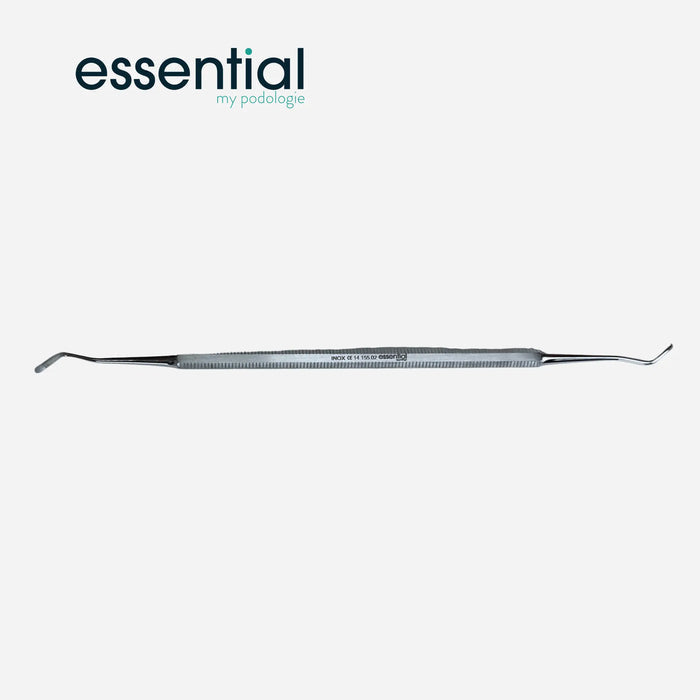 Double excavator curette - 17 cm - Stainless steel - Essential by My Podologie