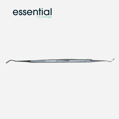 Double excavator curette - 17 cm - Stainless steel - Essential by My Podologie