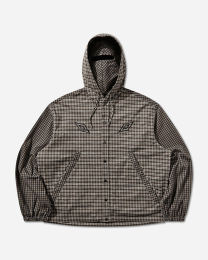 Umbro Double Plaid Jacket Dark Brown Coats and Jackets Jackets UBMW0721FA456 BRW0003