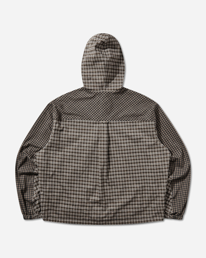 Umbro Double Plaid Jacket Dark Brown Coats and Jackets Jackets UBMW0721FA456 BRW0003