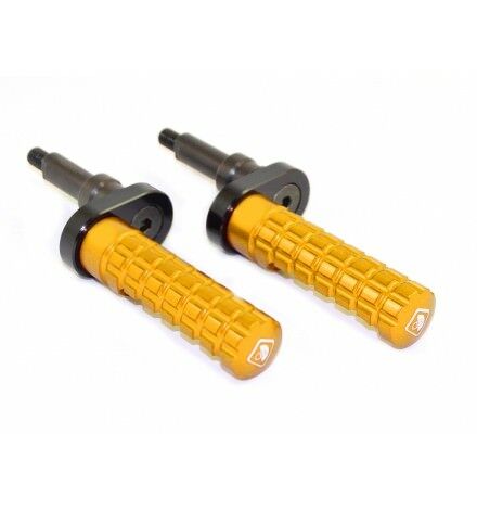 Ducabike for Ducati Scrambler Adjustable Foot Pegs Gold PPSCRA02B