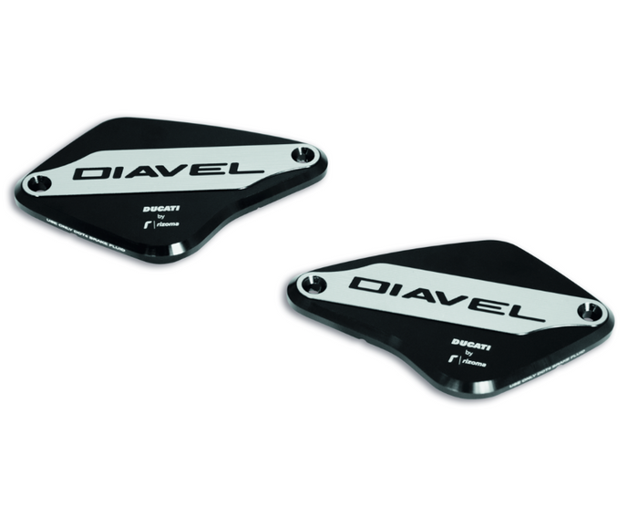 Ducati Diavel 1260 Covers for Brake and Clutch Fluid Reservoirs 96180751AA