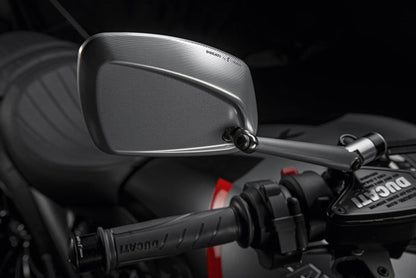 Ducati Rizoma RH Aluminum Rear-View Mirror Black 96880531AA