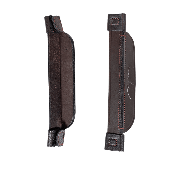 Dy'on Leather Blinkers With Fancy Stitching - Equiluxe Tack