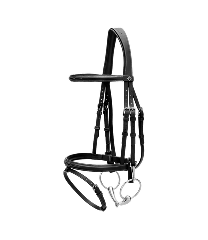 Dy'on Working Collection Flash Noseband Bridle With Snaps - Equiluxe Tack
