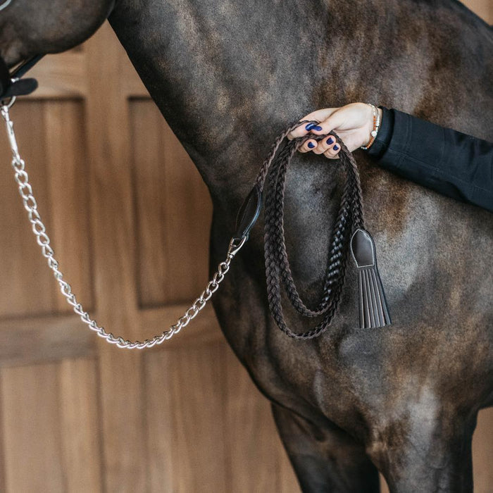 Dy'on Working Plaited Lead with Chain - Equiluxe Tack