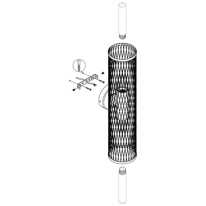 eglo redcliffe black 2 light mesh flush kitchen lighting