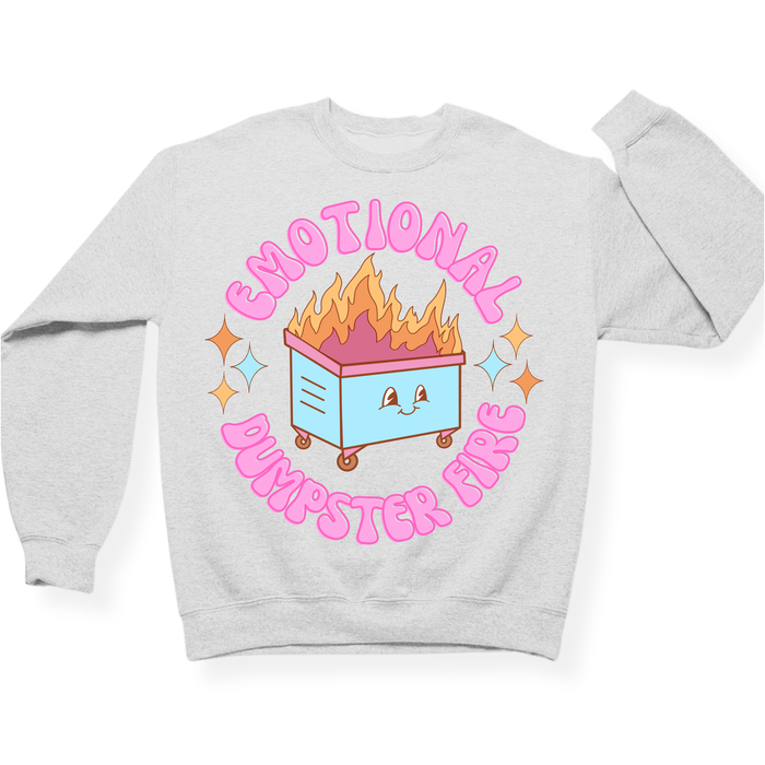 Emotional Dumpster Fire Crewneck
