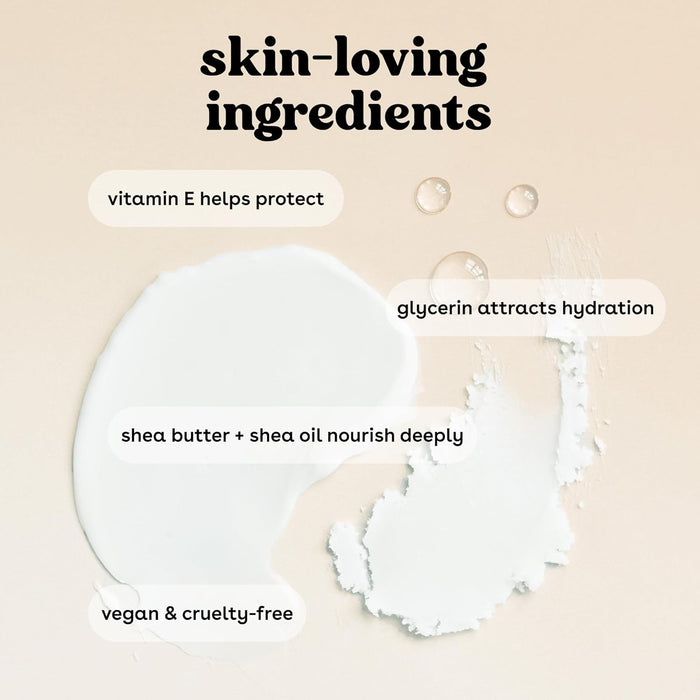 EOS Shea Better Sensitive Body Lotion Fragrance Free 473ml list of ingredients and consistency examples