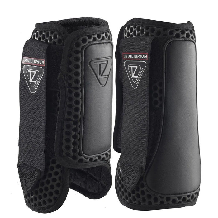 Equilibrium Tri-Zone Impact Sports Boots Front - Black - Large