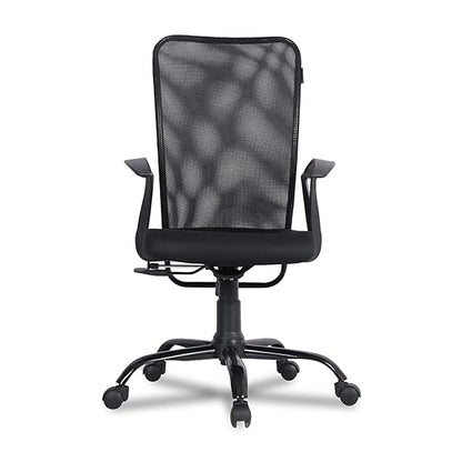 Ergonomic Executive Mesh Chair with Adjustable Height, Breathable Backrest, Cushioned Seat and Durable Metal Base for Office