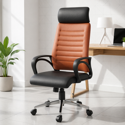 Executive Ergonomic Office Chair High-Back Office Chair, Deluxe Comfort Desk, Modern Professional Office Chair with Lumbar Support