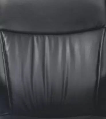 Executive Mid Back Office Chair in Premium Faux Leather with Chrome Base, Ergonomic Design, Adjustable Height & Swivel Function for Office