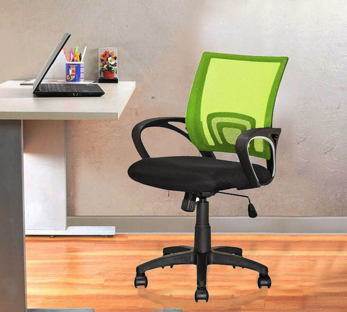 Mid Back / Mesh Chair / Light Green