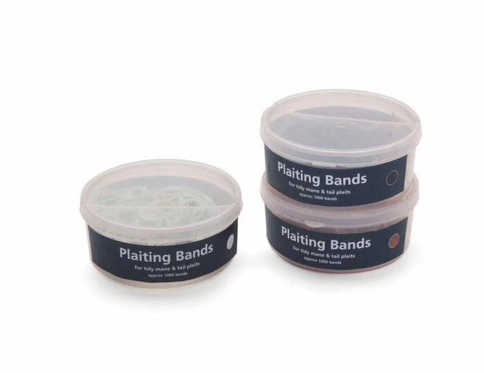 EZI - GROOM Plaiting Bands - Tub - Black -