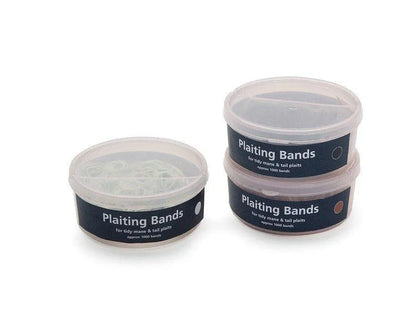 EZI - GROOM Plaiting Bands - Tub - Black -