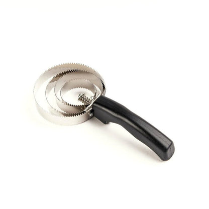 EZI - GROOM Reversible Metal Curry Comb - Black -