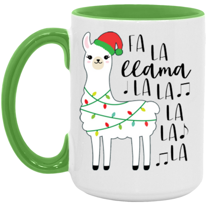Fa La Llama La ceramic coffee mug