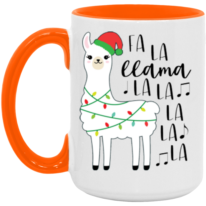 Fa La Llama La ceramic coffee mug, product photo 2