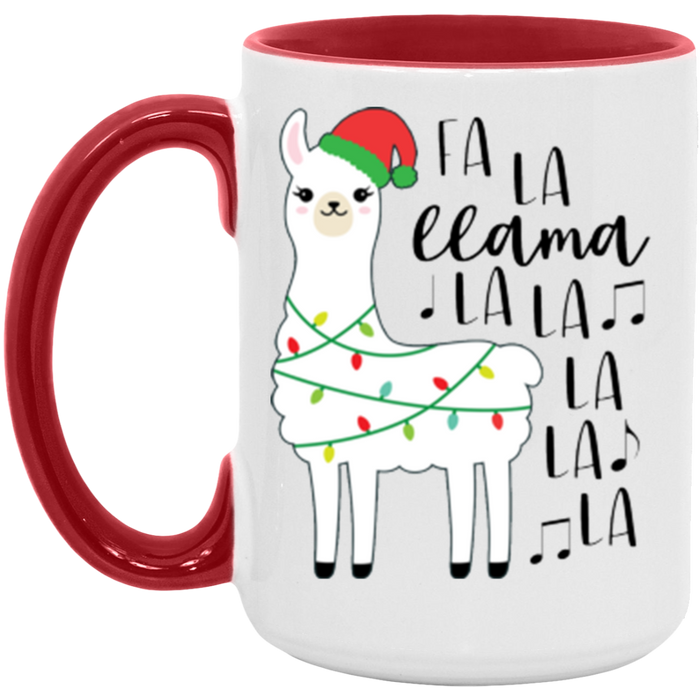 Fa La Llama La ceramic coffee mug, product photo 3