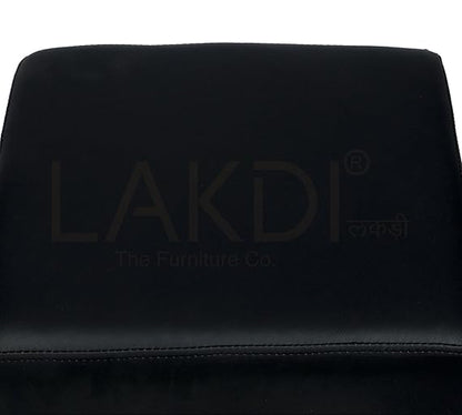 Faux Leather Cube Pouffe with Tufted Square Footstool for Living Room & Bedroom Home