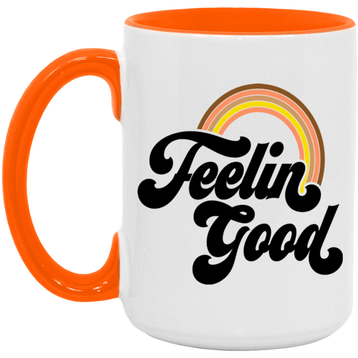Feelin' Good ceramic coffee mug, product photo 2