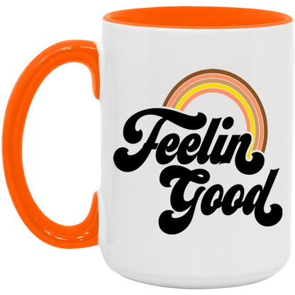 Feelin' Good ceramic coffee mug, product photo 2