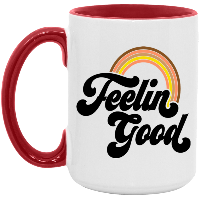 Feelin' Good ceramic coffee mug, product photo 3
