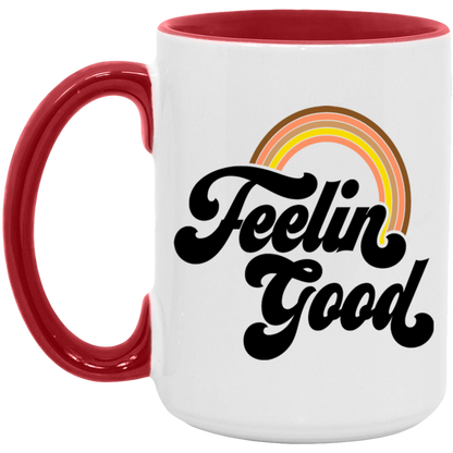 Feelin' Good ceramic coffee mug, product photo 3