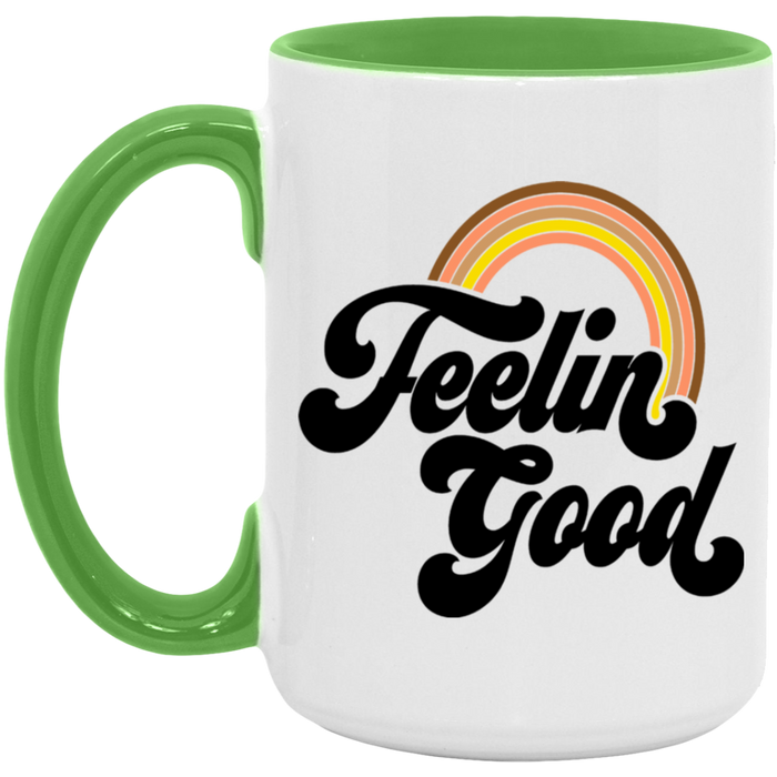 Feelin' Good ceramic coffee mug, product photo 4
