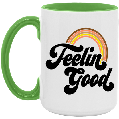 Feelin' Good ceramic coffee mug, product photo 4