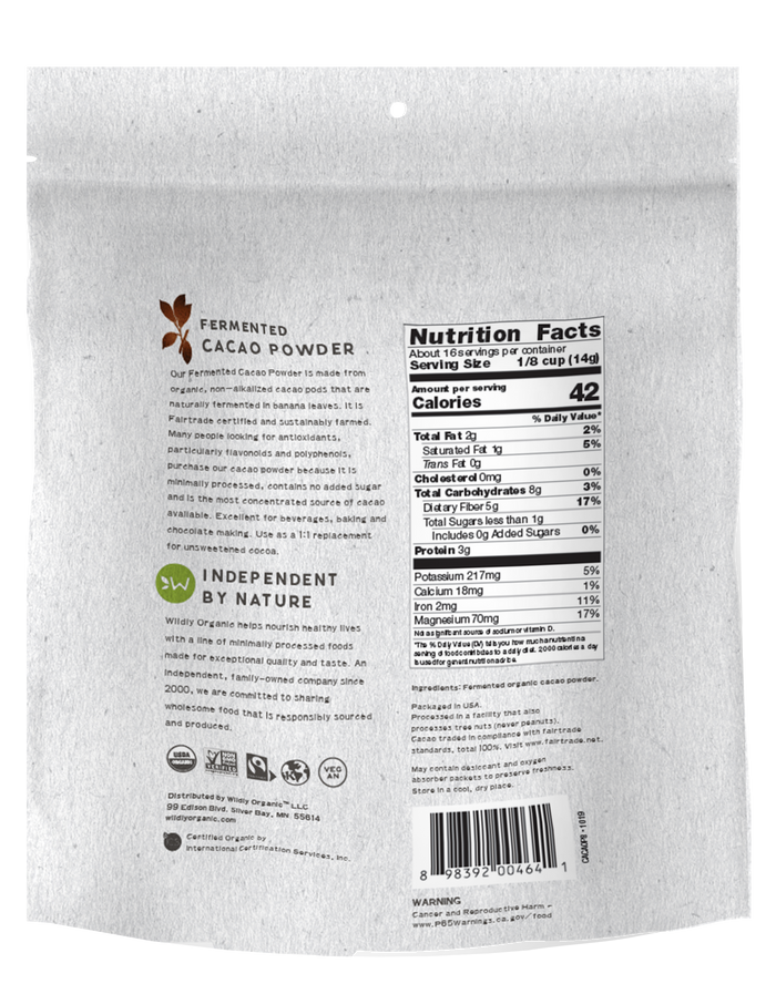 Fermented Cacao Powder | Organic | Raw