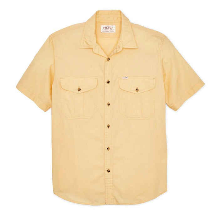 Filson Men's Washed Short Sleeve Feather Cloth Shirt-Men's Clothing-Kevin's Fine Outdoor Gear & Apparel