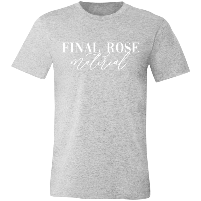 Final Rose Material graphic t-shirt in Athletic Heather