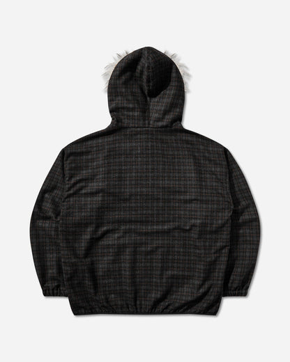 Umbro Flannel Fur Anorak Dark Brown Coats and Jackets Jackets UBMW0650FA433 BRW0003