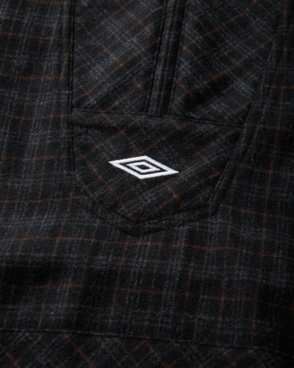 Umbro Flannel Fur Anorak Dark Brown Coats and Jackets Jackets UBMW0650FA433 BRW0003