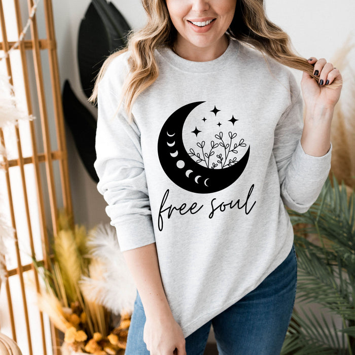Free Soul crewneck sweatshirt, product photo 2