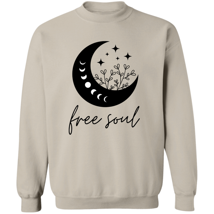 Free Soul crewneck sweatshirt in Sand