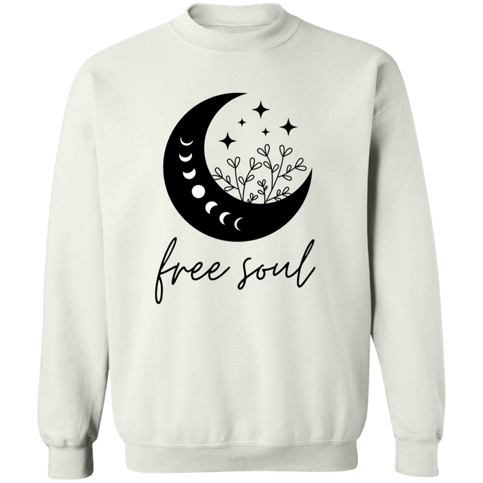 Free Soul crewneck sweatshirt in White