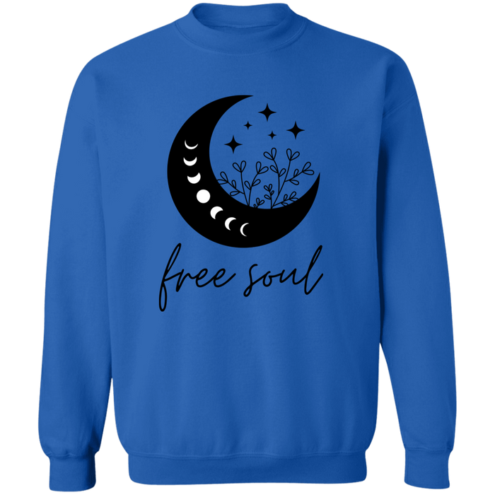 Free Soul crewneck sweatshirt in Royal