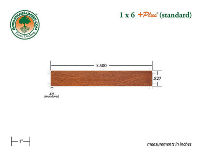 FSC® 1x6 +Plus® Cumaru Standard - Advantage Lumber