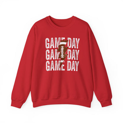 Game Day Football crewneck sweatshirt in Red