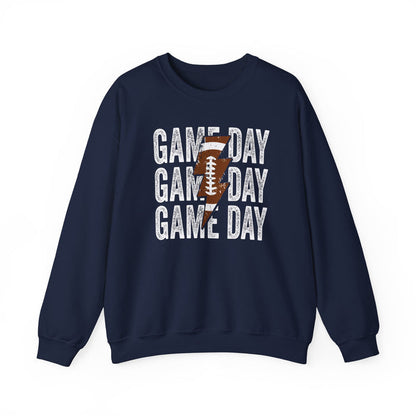 Game Day Football crewneck sweatshirt in Navy