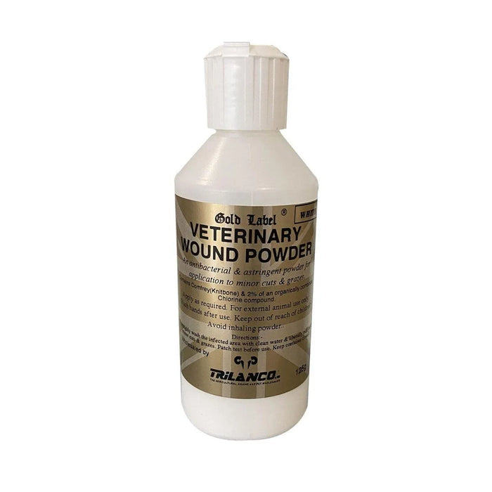 Gold Label Veterinary Wound Powder - White - 125Gm