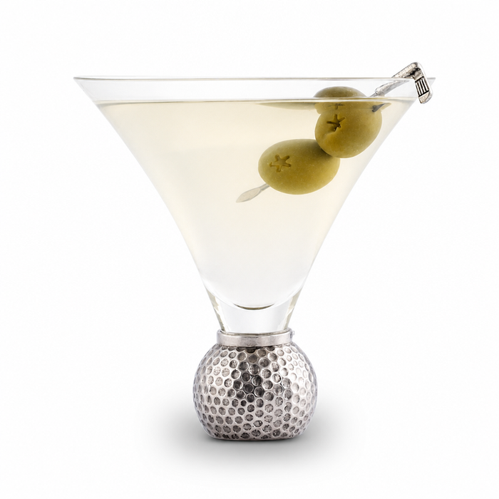 Golf Ball Cocktail /  Martini Glass 1