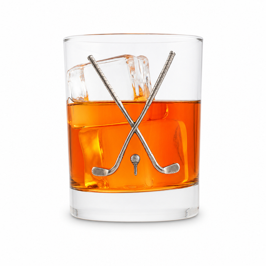 Golf Club Double Old Fashioned Glass 1