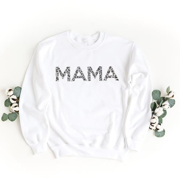 Grey Mama Leopard crewneck sweatshirt