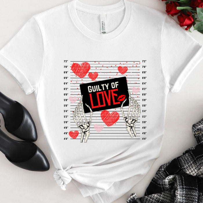 Guilty of Love graphic t-shirt in Black