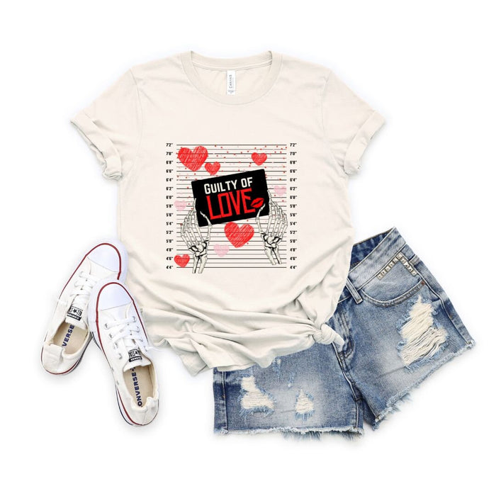 Guilty of Love graphic t-shirt, product photo 2