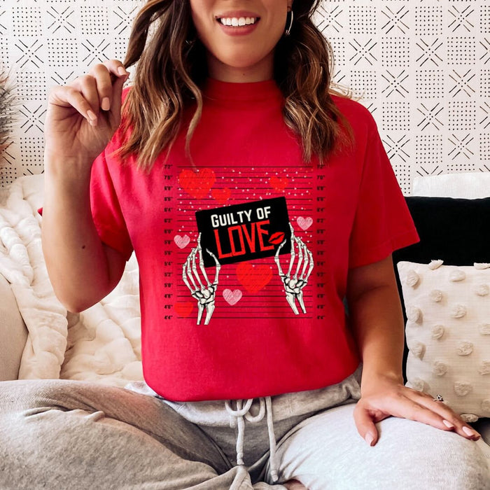 Guilty of Love graphic t-shirt, product photo 4
